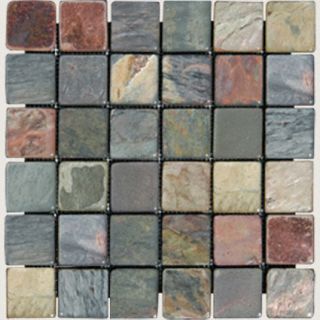 Slate Mosaic 2X2 Granite Floor Tile Multi Select