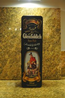 Glenfiddich Pure Malt Scotch Whisky Whiskey Tin Box Number 5
