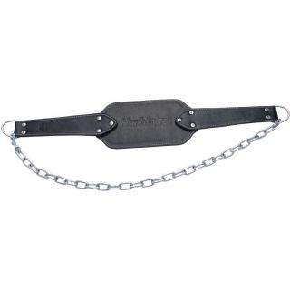 HARBINGER LEATHER DIP BELT chain dipping lifting weight strength