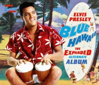  PRESLEY; BLUE HAWAII, THE EXPANDED ALTERNATE ALBUM; HARD BACK CD BOOK