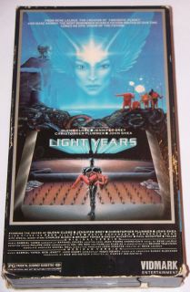  Years VHS RARE 1988 Sci Fi Animation Glenn Close Jennifer Grey