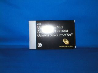 2011 U s Mint Silver Quarters Proof Set Coins National Parks
