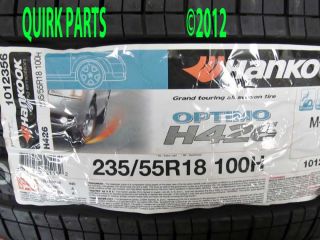 Hankook Optimo H426 235 55R18 100H Tire Kia Sedona Genuine Brand New
