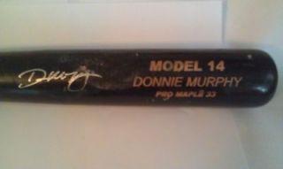 Autograph Game Used Full Size Baseball Bat Auto Marlins As Royals