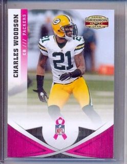  Gear Breast Cancer Pink CHARLES WOODSON 196/250 Green Bay Packers