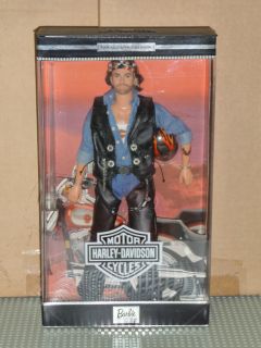 Harley Davidson Collector Edition Barbie Ken 2 w Certificate