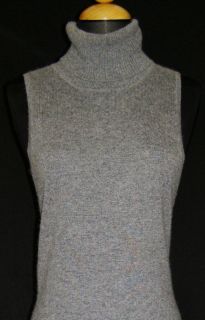 BCBG MAX AZRIA Gray Knit Turtleneck Sweater Dress M NEW NWT Angora Bl