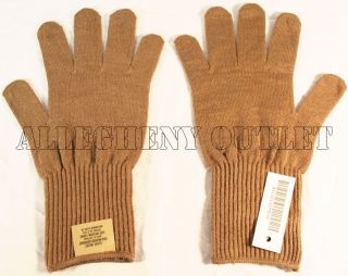  Military COYOTE BROWN / TAN FIELD GLOVES D3A LINERS Medium / Large NEW