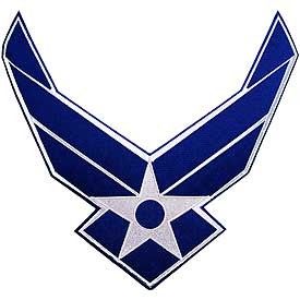 USAF Air Force Hap Arnold Wings Large Back Jacket Patch 12 x 13 Inches