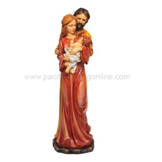 Christianity Holy Family St Joseph Virgin Mary and Baby Jesus Figurine