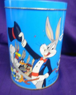 Happy Birthday 50th Anniversary Bugs Bunny Tin Canister