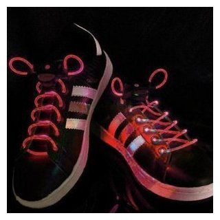 E4worlds Kids Red Glow in the Dark Sports LED Shoestring Night Running