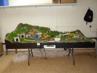 HO Grand Valley Layout Just Finished Complete w DCC Rolling Stock