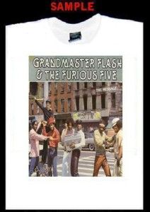 Grandmaster Flash Furious Five Custom T Shirt Tee 5 211