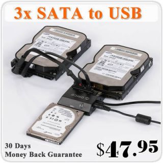  SATA HDD Hard Drive to USB Adapter Reader Disk Data Clone Duplicator