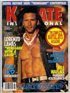 Karate International November 1996 Lorenzo Lamas ☺