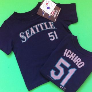 NEW* Seattle Mariners Baseball Ichiro 51 Boys Girls 4T Shirt Gift Cute