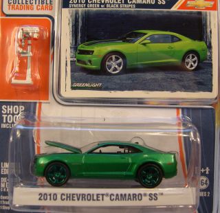 GREENLIGHT COLLECTIBLES 1 64 SYNERGY GREEN 2010 CAMARO SS GREEN