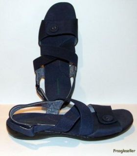 Grasshoppers Womens Comfort Sandals Shoes 11 M Blue Fab