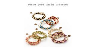  Apartment Design Fashion Jewelry Suede String Chain Bracelet Bracelets