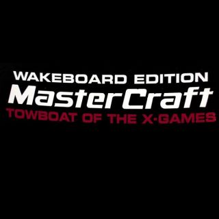 Mastercraft 758162 Wakeboard x Games Edition Boat Decal