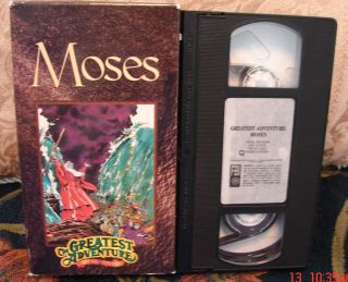 Greatest Stories from The Bible Moses $3 Ships 1 VHS or $5