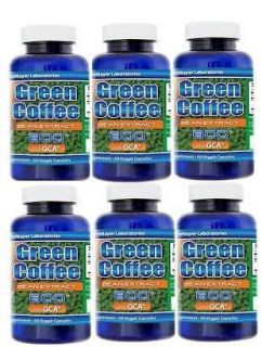 Green Coffee Bean Extract 800mg w 50 Chlorogenic Acid and GCA 360