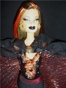 Autumn Harvest Moon Witch barbie doll ooak gothic