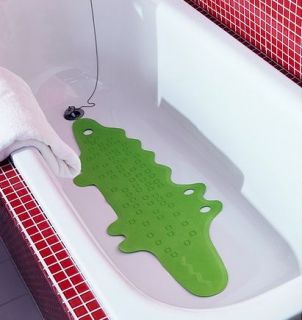 IKEA Patrull Non Slip Bath Mat Green Crocodile New