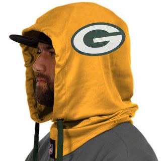 Green Bay Packers Yellow New Era Over The Top Hood