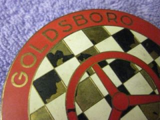 60s Goldsboro Sports Car Club Grille Radiator Badge Emblem Scca