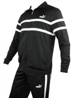  Full Tracksuit Top Bottom Football Suitl Black in Size s XL