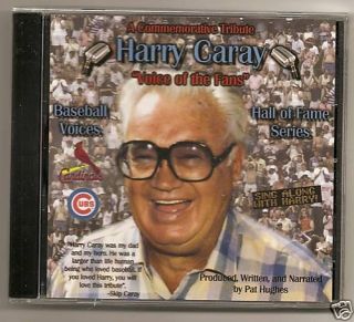 Harry Caray Chicago Cubs Announcer Tribute Audio CD