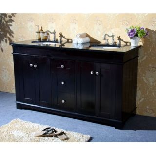 Legion Furniture 60 Double Bathroom Vanity Set   WLF6018 60