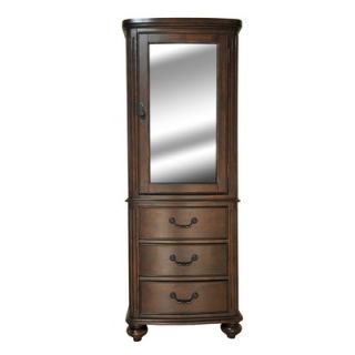 Elegant Home Fashions Avery Linen Cabinet with 1 Door and 1 Bottom