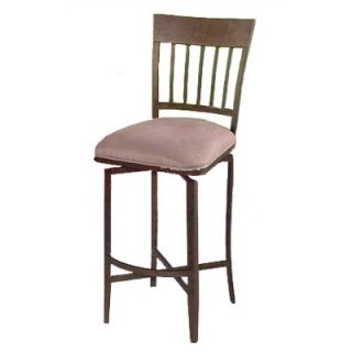 Carolina Accents Thoroughbred 32 Backless Swivel Bar Stool in