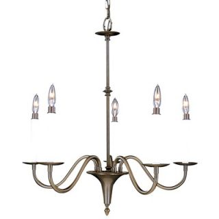 Vaxcel Yellowstone Indoor 5 Light Chandelier   CH55605BBZ