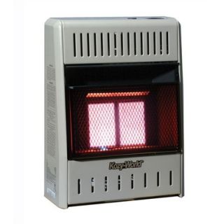 World Marketing 10,000 BTU Infrared Wall Space Heater with Thermostat