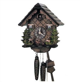Schneider 10 Cuckoo Clock with Hand Carved Bambi and Hare