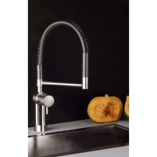 Kraus One Handle Single Hole Kitchen Faucet with Lever Handle and Soap