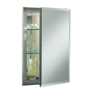 Kohler Single Door 16 x 20 Aluminum Medicine Cabinet with Square