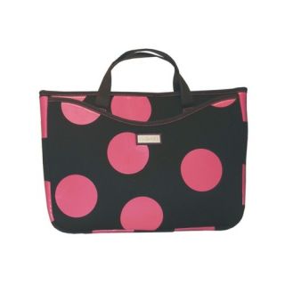 Large 15.4 Neoprene Laptop Sleeve in Bubbles Pink