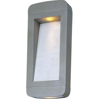 Maxim Lighting Optic LED 18 Two Light Wall Sconce in Platinum
