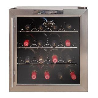 Vinotemp VT 16 Thermoelectric Wine Cooler with Stainless Door