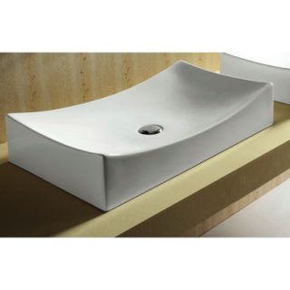 Caracalla 15.35 X5.43 Rectangular Bathroom Vessel Sink   Caracalla