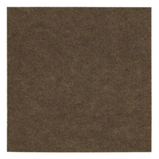 Mohawk Ribbed 18 x 18 Carpet Tiles in Bark (Set of 16)   4609
