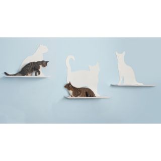 23 Cat Silhouette Cat Shelf (Set of 3)