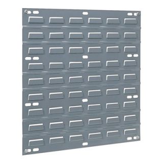 Akro Mils Louvered Panel, Wall Mountable, 1x18x19, Gray
