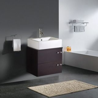 Vigo 23 Single Bathroom Vanity in Wenge   VG09002104K1