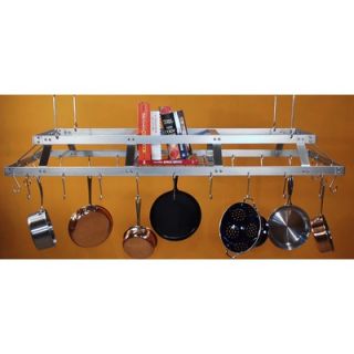 HSM Kitchen Pot Rack   58 Rack with Hanger Rods and Utensil Grid